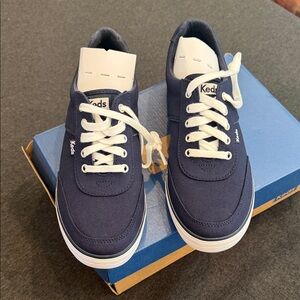 Keds Wonen’s Dark Blue Canvas Sneakers